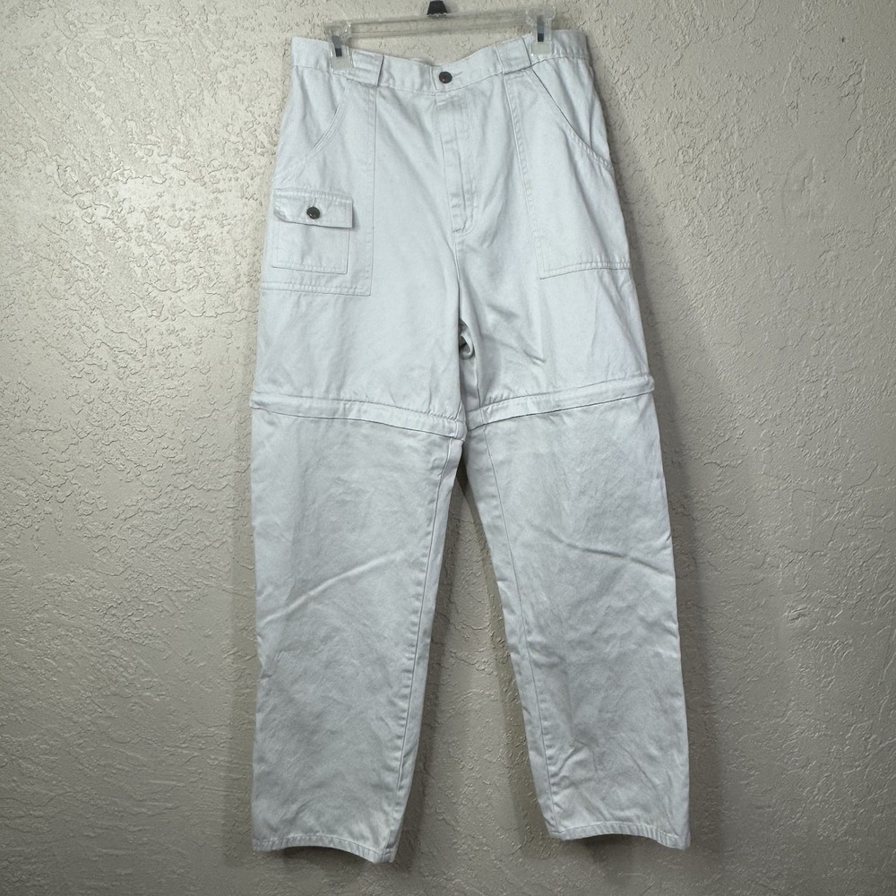 Vintage St. John's Bay Cargo Pants Womens 16 Convertible Cotton Utility Pockets